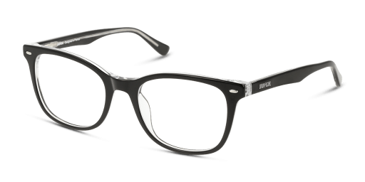 Unofficial UNOF0018 BB00 női négyzet alakú és fekete színű szemüveg