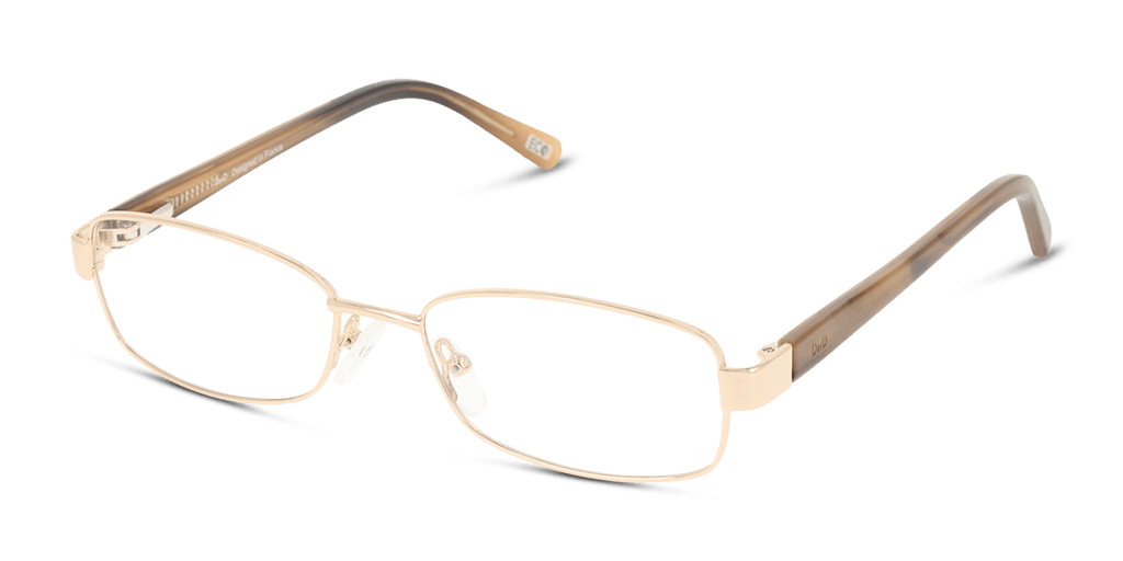 Dbyd DBOF0020 DN00 női téglalap alakú és arany színű szemüveg