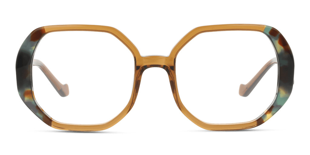Unofficial UNOF0326 NN00 női négyzet alakú és barna színű szemüveg
