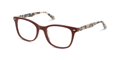 Unofficial UNOF0018 RH00 női négyzet alakú és piros színű szemüveg