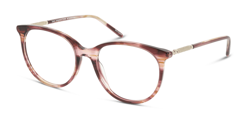 Dbyd DBOF5067 női mandula alakú és rózsaszín színű szemüveg