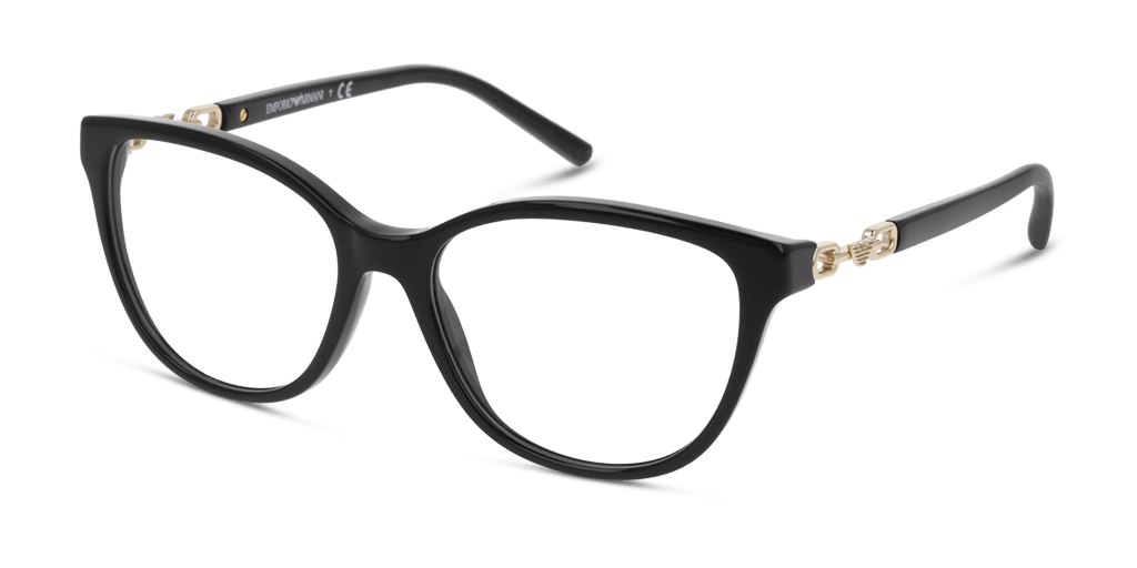 Emporio Armani 0EA3190 női négyzet alakú és fekete színű szemüveg