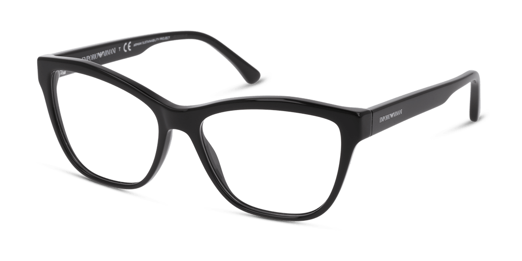 Emporio Armani 0EA3193 női macskaszem alakú és fekete színű szemüveg