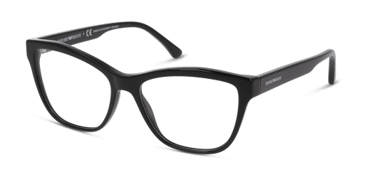 Emporio Armani 0EA3193 női macskaszem alakú és fekete színű szemüveg