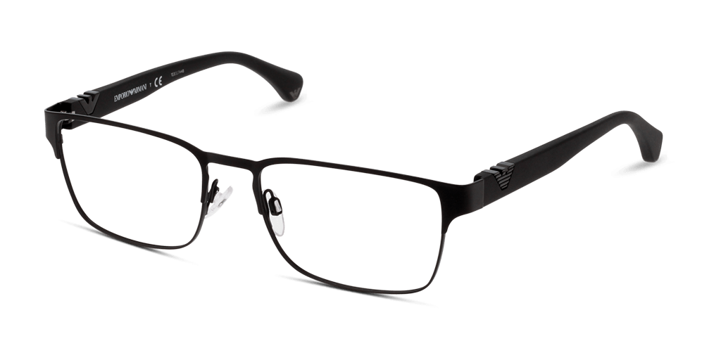 Emporio Armani 0EA1027 férfi téglalap alakú és fekete színű szemüveg