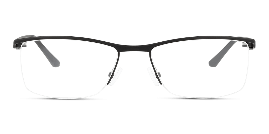 Unofficial UNOM0086 BB00 férfi téglalap alakú és fekete színű szemüveg