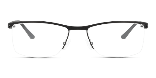 Unofficial UNOM0086 férfi téglalap alakú és fekete színű szemüveg