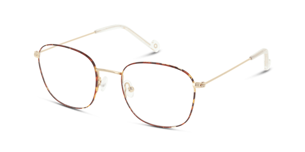 Unofficial UNOM0066 HD00 férfi négyzet alakú és havana színű szemüveg