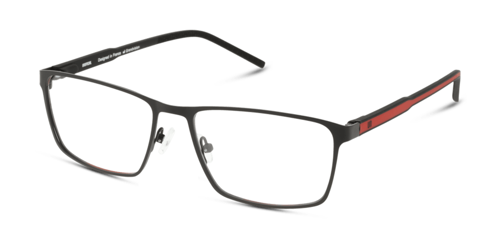Unofficial UNOM0305 férfi téglalap alakú és fekete színű szemüveg