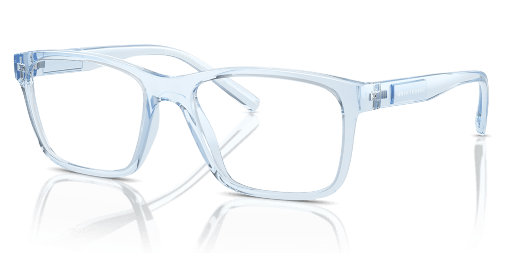 Armani Exchange AX3114 8345 férfi téglalap alakú és transzparens színű szemüveg