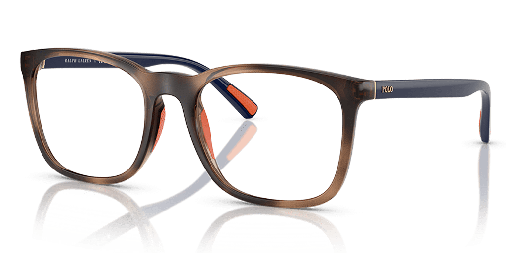 Polo Ralph Lauren 0PH2281U férfi téglalap alakú és havana színű szemüveg