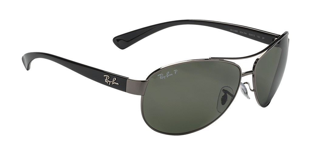 Ray-Ban RB3386 004/9A férfi pilóta alakú és szürke színű napszemüveg