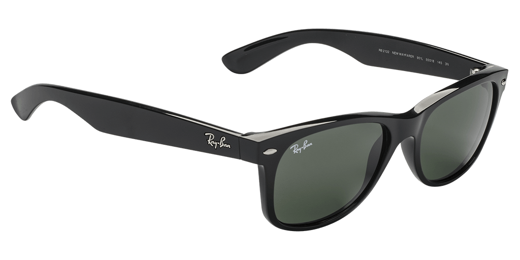 Ray-Ban New Wayfarer RB2132 901L férfi téglalap alakú és fekete színű napszemüveg