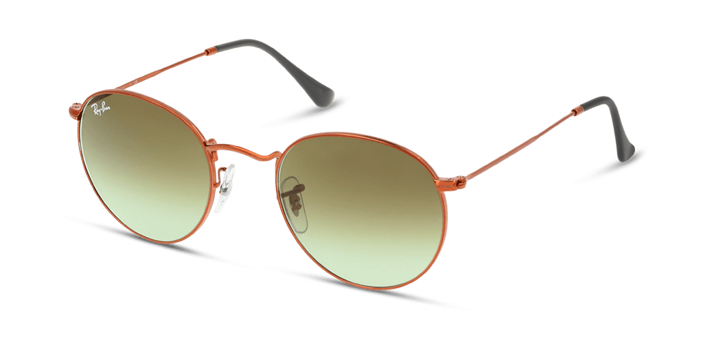 Ray-Ban Round metal RB3447 9002A férfi pantó alakú és bronz színű napszemüveg