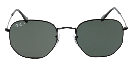 Ray-Ban RB3548N 002/58 férfi hatszögletű alakú és fekete színű napszemüveg