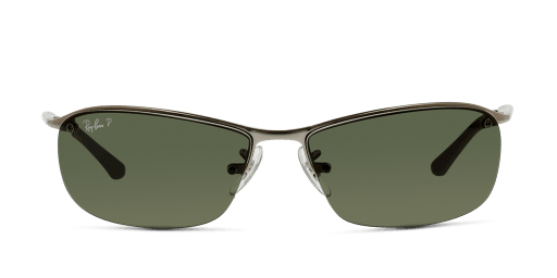 Ray-Ban RB3183 004/9A férfi téglalap alakú és ezüst színű napszemüveg