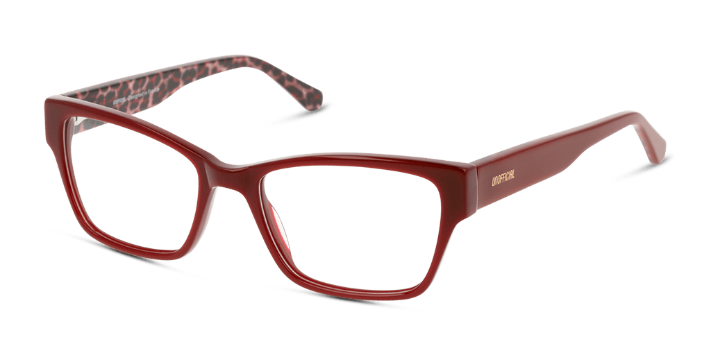 Unofficial UNOF0201 UU00 női macskaszem alakú és piros színű szemüveg