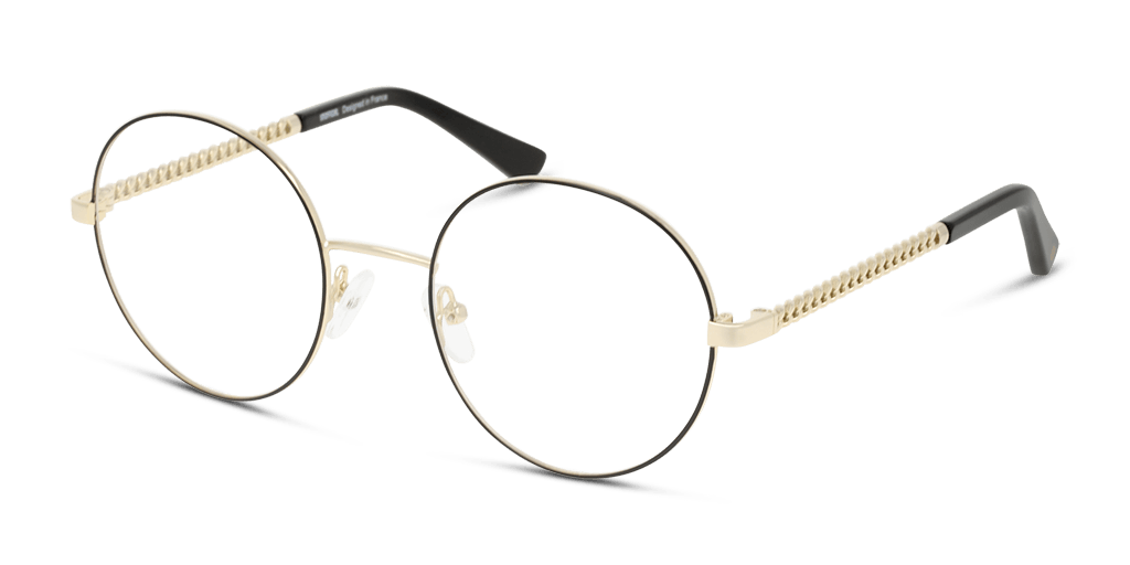 Unofficial UNOF0281 BD00 női pantó alakú és fekete színű szemüveg