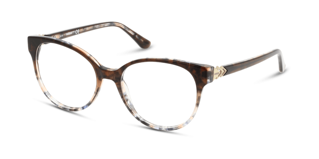 Guess GU2695 női kerek alakú és barna színű szemüveg
