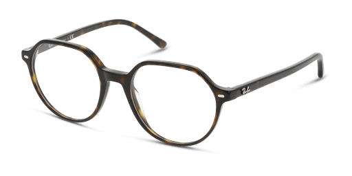 Ray-Ban 0RX5395 női négyzet alakú és havana színű szemüveg