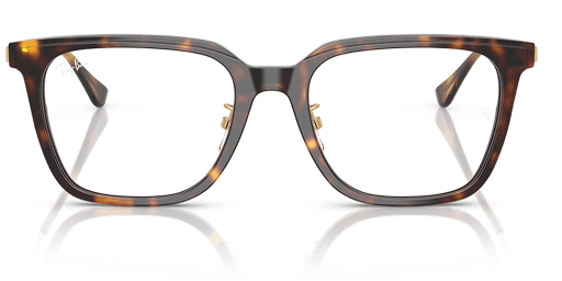 Ray-Ban 0RX5442D női négyzet alakú és havana színű szemüveg