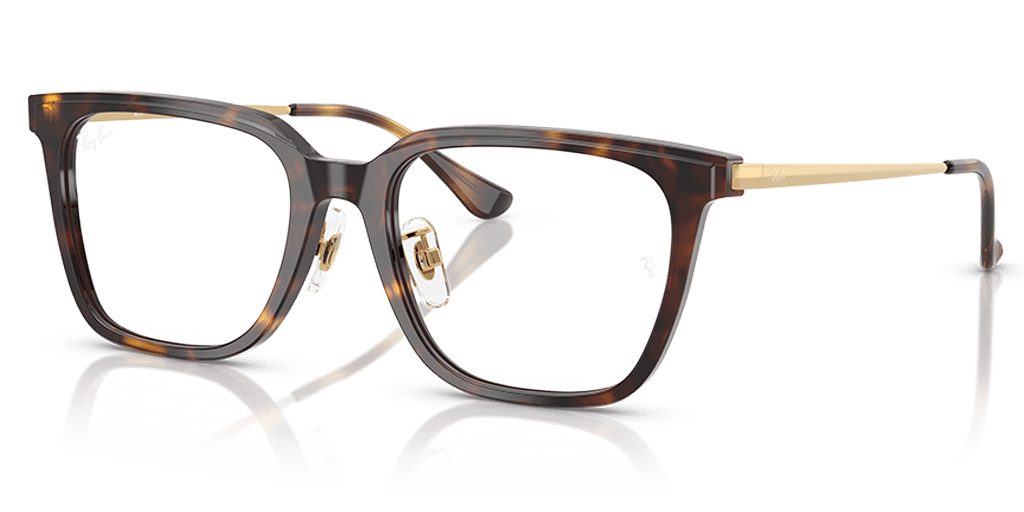 Ray-Ban 0RX5442D női négyzet alakú és havana színű szemüveg