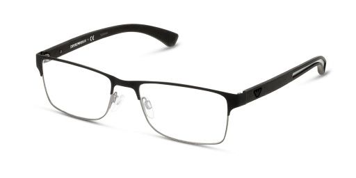 Emporio Armani 0EA1052 férfi téglalap alakú és fekete színű szemüveg