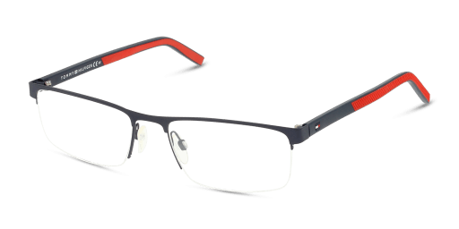 Tommy Hilfiger TH 1594 férfi téglalap alakú és kék színű szemüveg