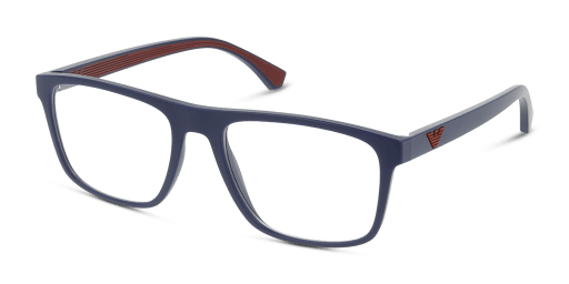 Emporio Armani EA3159 férfi téglalap alakú és kék színű szemüveg
