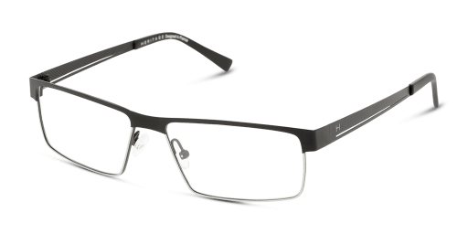 Heritage HEOM0024 BB00 férfi téglalap alakú és fekete színű szemüveg