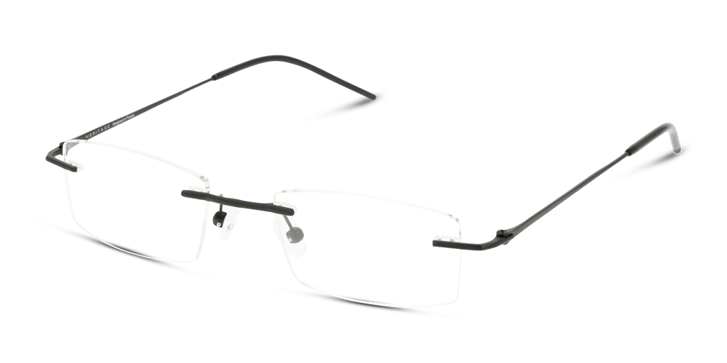 Heritage HEOM5038 BB00 férfi téglalap alakú és fekete színű szemüveg