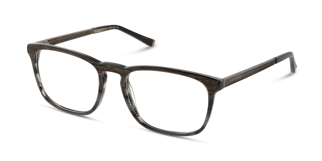 Heritage HEFM10 férfi téglalap alakú és szürke színű szemüveg