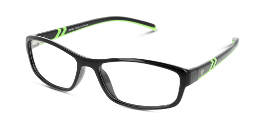 Unofficial UNOM0090 férfi téglalap alakú és fekete színű szemüveg