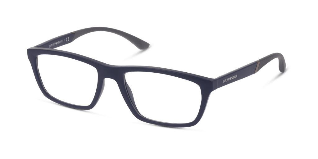 Emporio Armani EA3187 5088 férfi téglalap alakú és kék színű szemüveg
