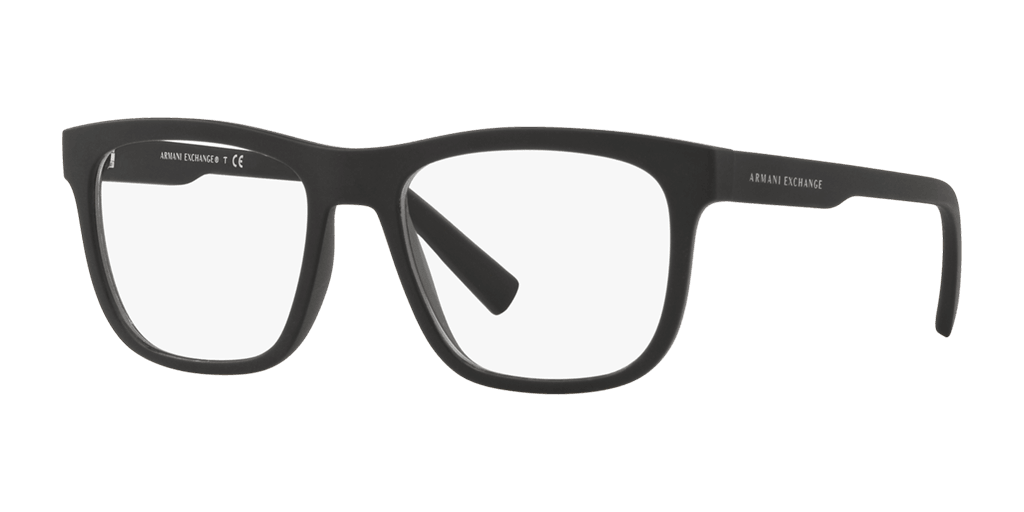 Armani Exchange 0AX3050 férfi négyzet alakú és fekete színű szemüveg