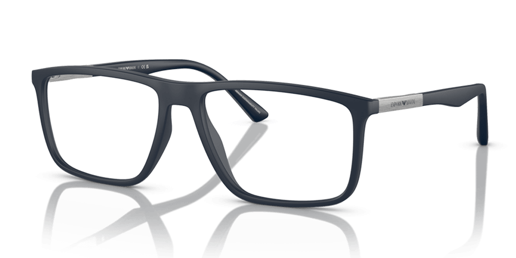 Emporio Armani EA3221 5088 férfi téglalap alakú és kék színű szemüveg