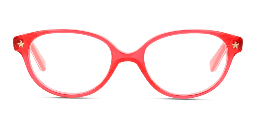 Play PLJK01 gyermek mandula alakú és piros színű szemüveg