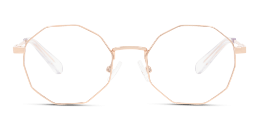 Unofficial UNOK5055 gyermek hatszögletű alakú és rózsaszín színű szemüveg