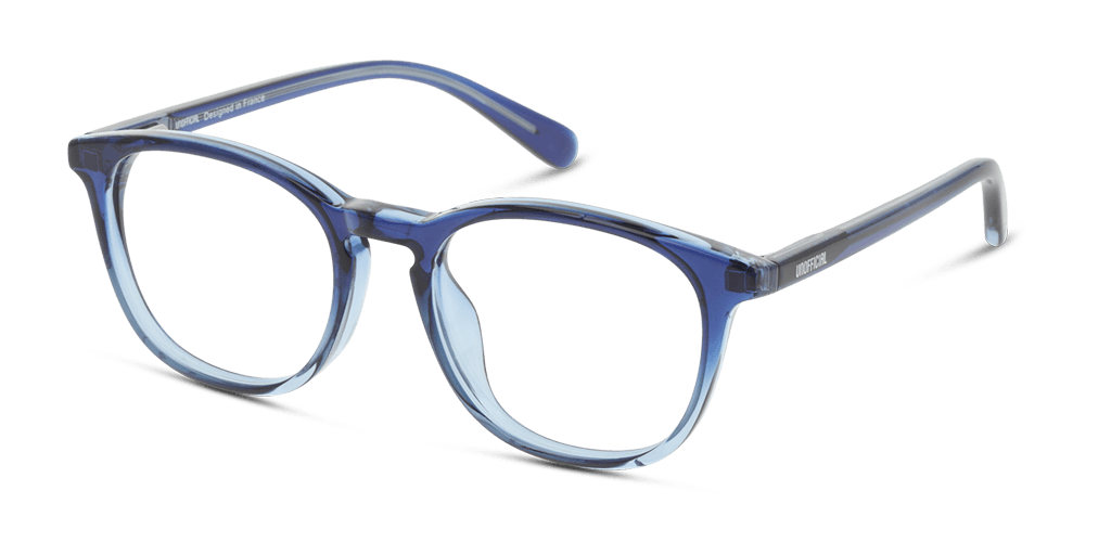 Unofficial UNOK5066 gyermek négyzet alakú és kék színű szemüveg