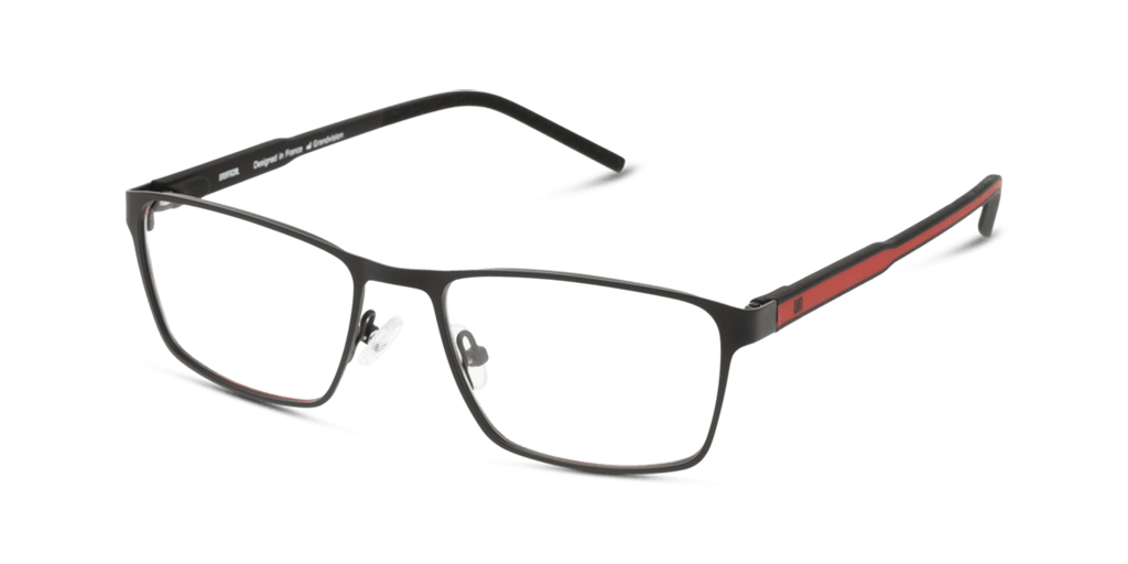 Unofficial UNOT0157 BR00 gyermek téglalap alakú és fekete színű szemüveg