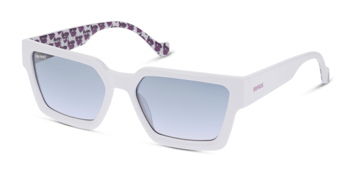 Unofficial UNSU0150 női négyzet alakú és fehér színű napszemüveg