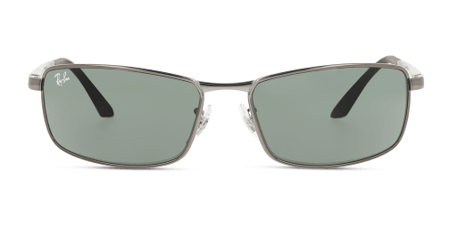Ray-Ban 0RB3498 férfi téglalap alakú és szürke színű napszemüveg