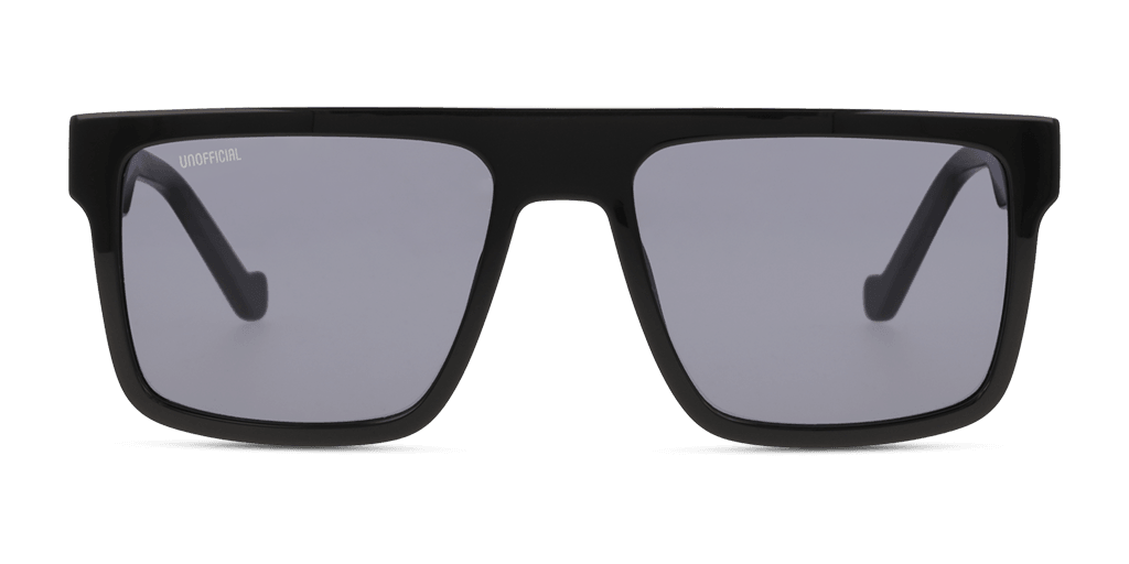 Unofficial UNSM0111 férfi téglalap alakú és fekete színű napszemüveg