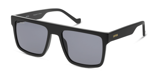 Unofficial UNSM0111 BBG0 férfi téglalap alakú és fekete színű napszemüveg