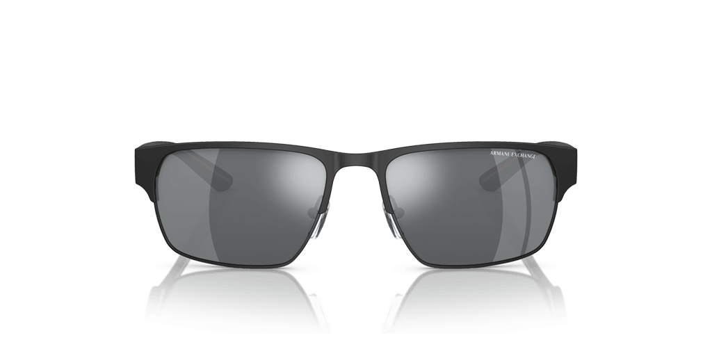 Armani Exchange AX2046S 60006G férfi téglalap alakú és fekete színű napszemüveg