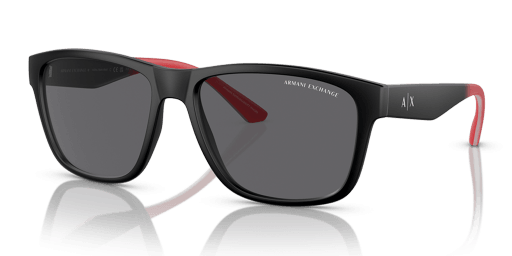 Armani Exchange 0AX4135S férfi négyzet alakú és fekete színű napszemüveg