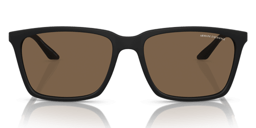 Armani Exchange 0AX4138S férfi téglalap alakú és fekete színű napszemüveg