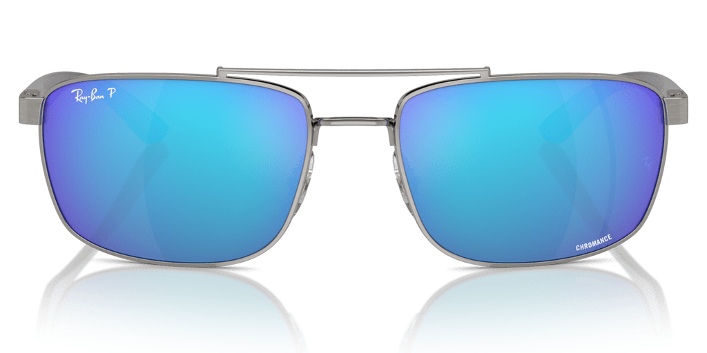 Ray-Ban 0RB3737CH férfi téglalap alakú és szürke színű napszemüveg