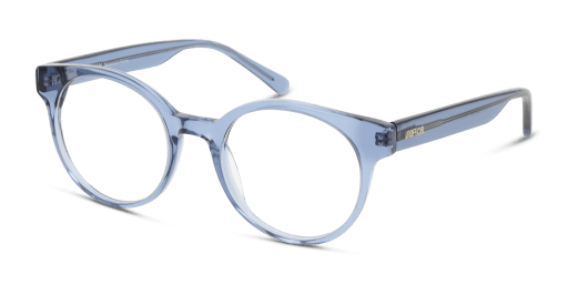 Unofficial UNOF0313 LL00 női macskaszem alakú és kék színű szemüveg