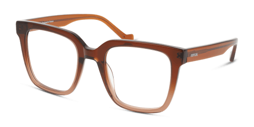 Unofficial UNOF0328 NN00 női négyzet alakú és barna színű szemüveg